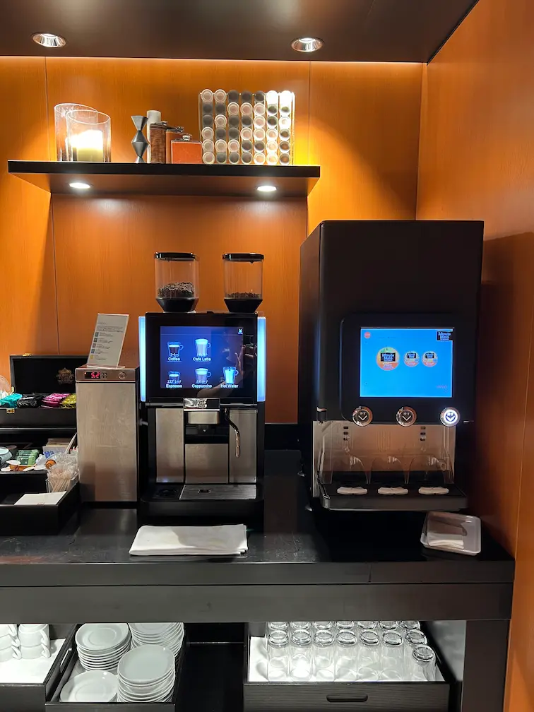 Coffee and beverage machine