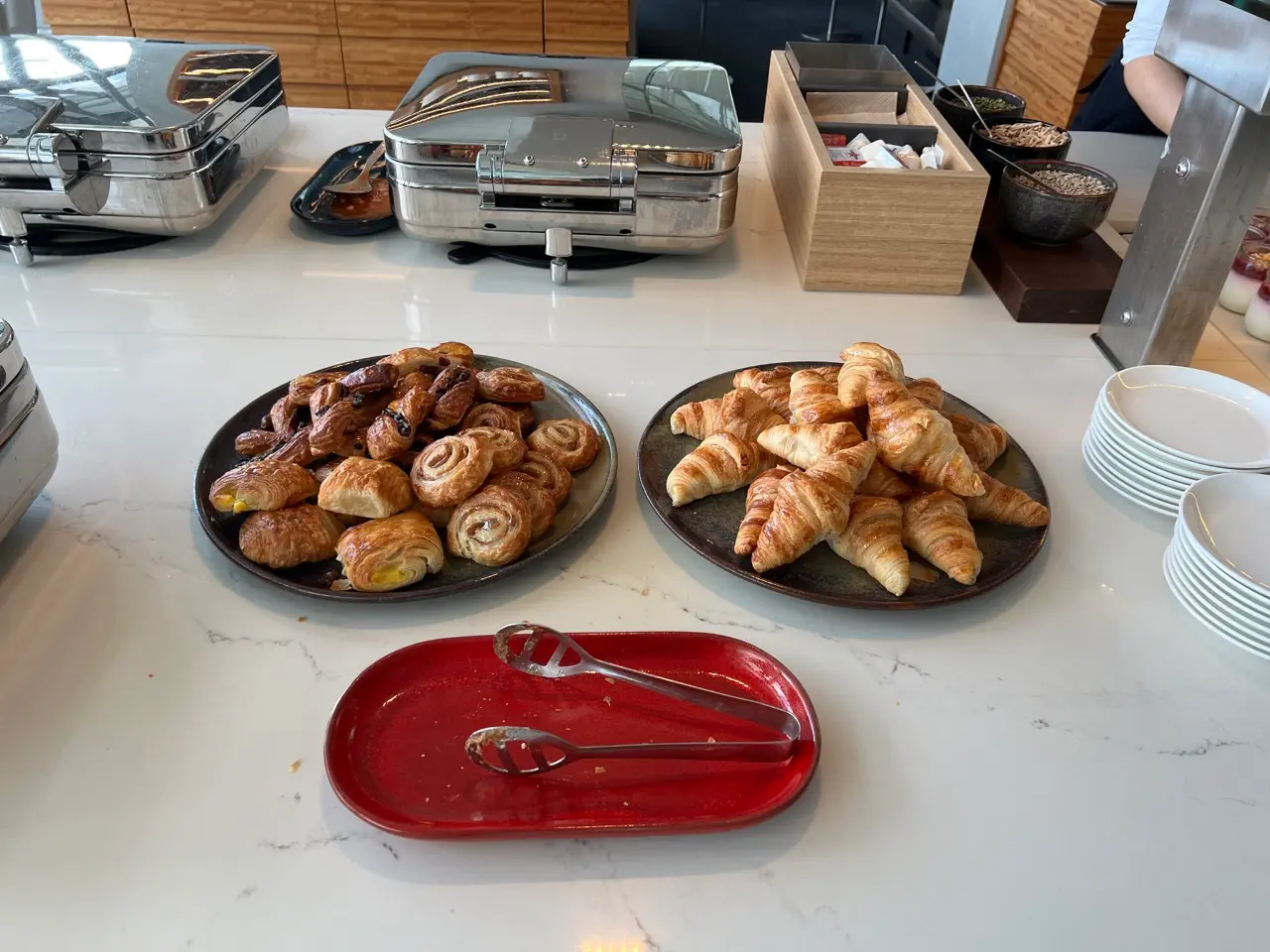 Qantas lounge bakery