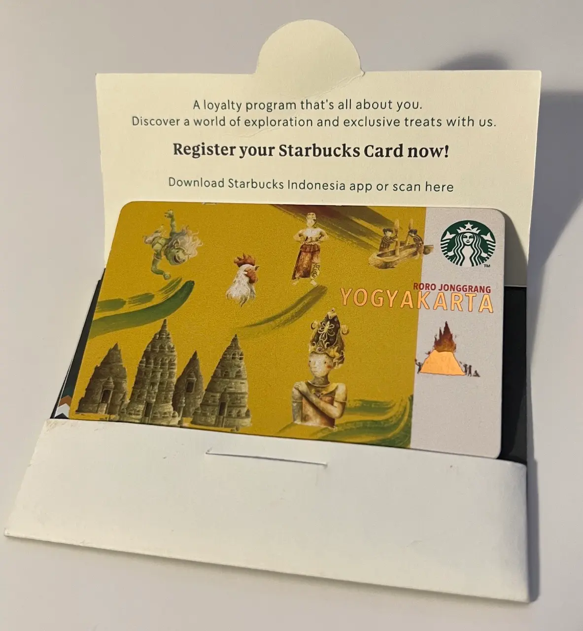 Indonesia starbuck card