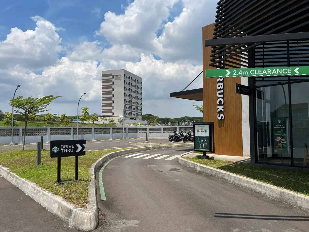 Starbucks at Deltamas drive through